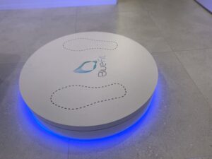 3D body scan room integration at BlueFit Smart Gym in Orewa, Auckland