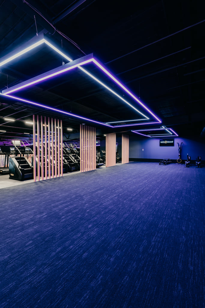 Fitness Cartel Manukau with integrated commercial AV system