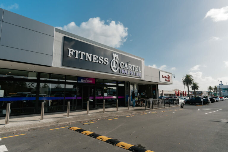 Fitness Cartel Health Clubs gym in Manukau with ample parking.