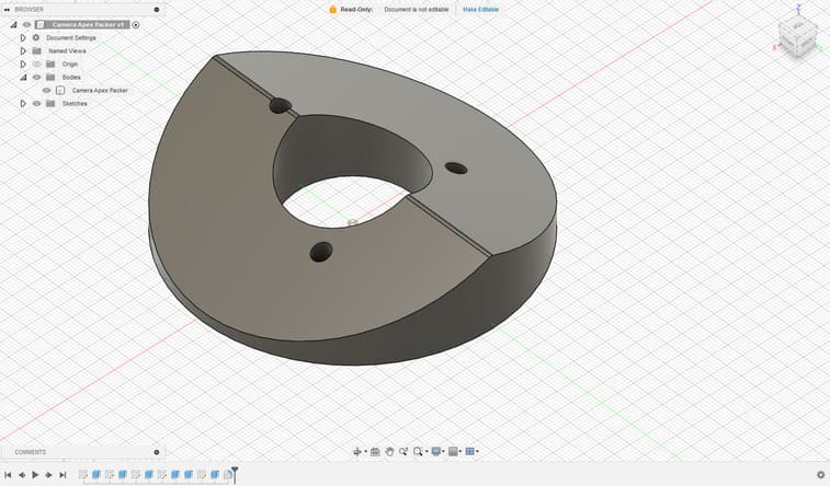 CCTV Apex Mount Design