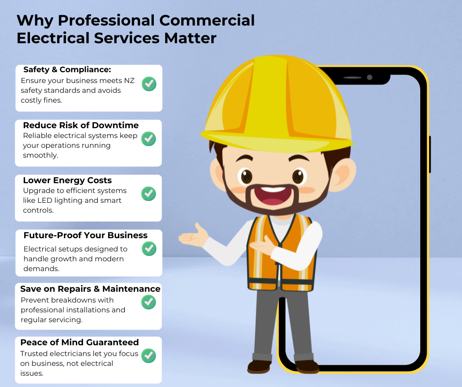 Infographic:why professional electrical services matter. 