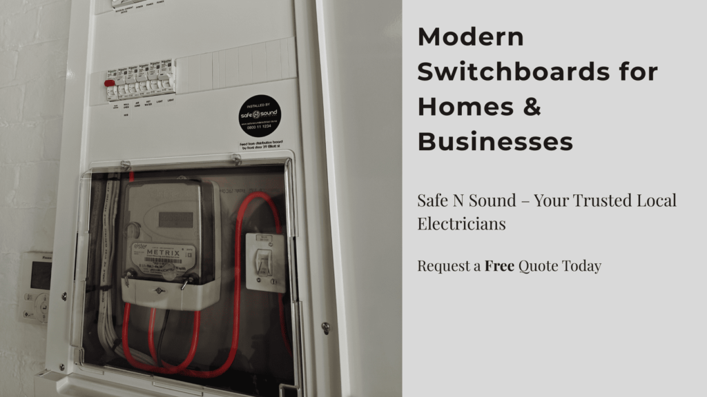 Upgraded residential switchboard