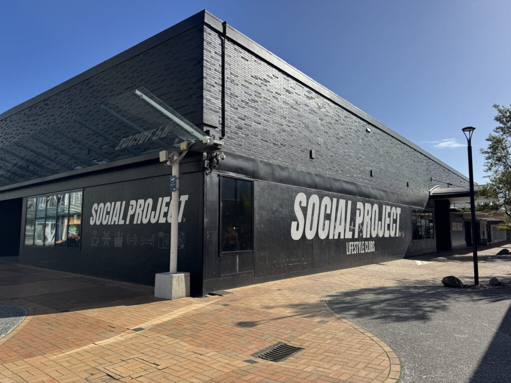 Outside Social Project, Porirua, Wellington Region, NZ.