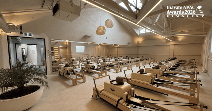 The Social Project Wellington,CBD lifestyle club gym interior with integrated AV and audio systems