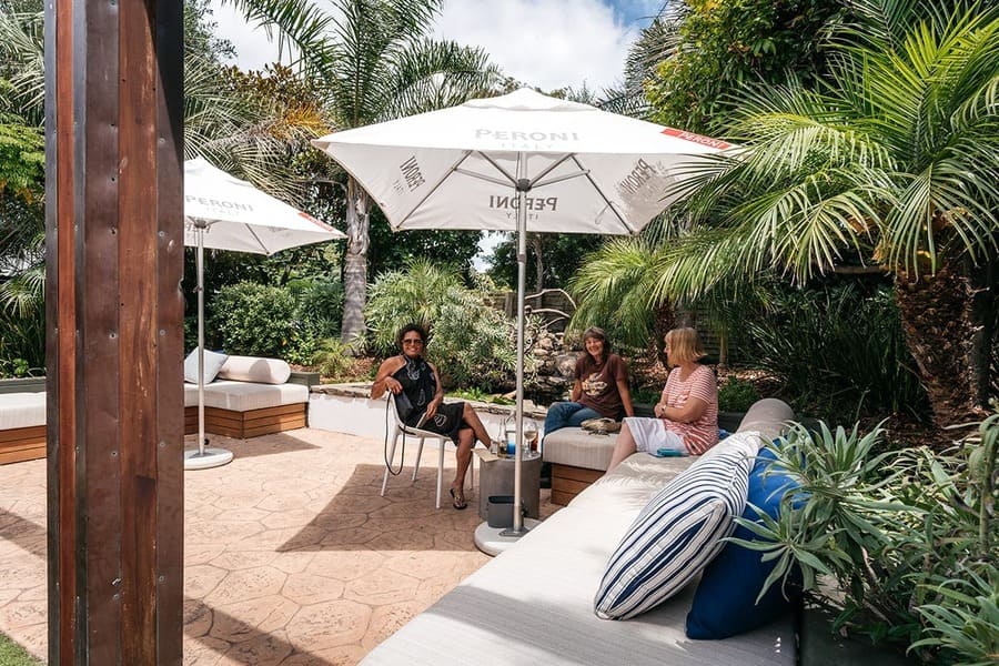 Three Seven Two Waiheke Island with integrated restaurant audio and AV system