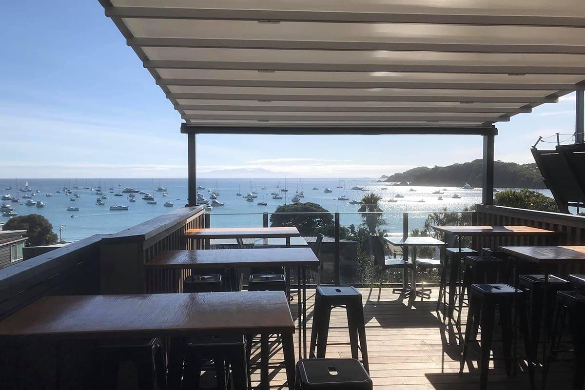 The Local Waiheke Island with integrated restaurant audio system