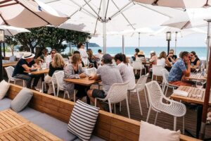 Three Seven Two Waiheke Island with integrated restaurant audio and AV system